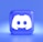A three-dimensional blue cube featuring a white, stylized gaming controller symbol associated with a popular communication platform, set against a gradient blue background.